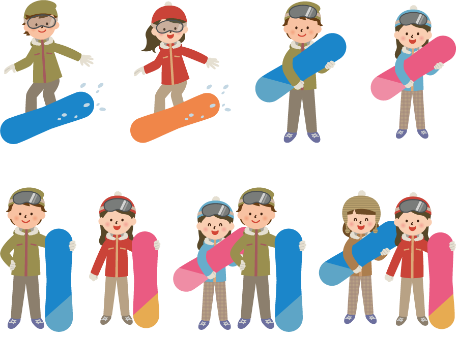 美しい花の画像 50 素晴らしいスノボー イラスト