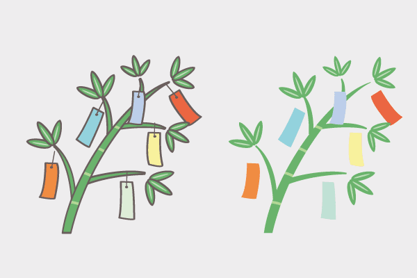 Japan Image 七夕 イラスト