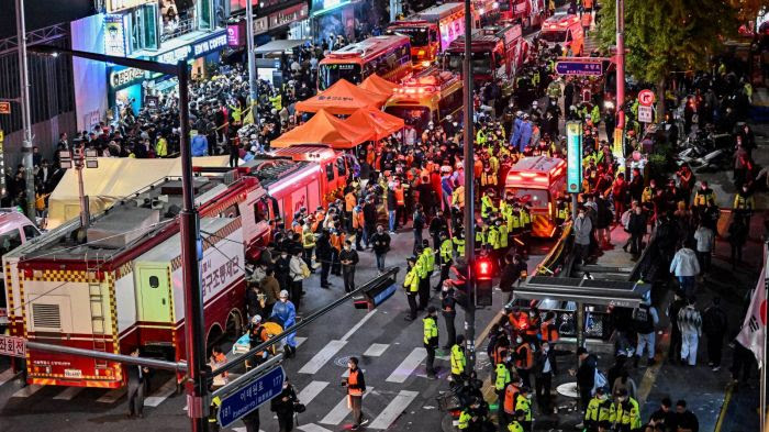 Mouvement de foule meurtrier à Séoul