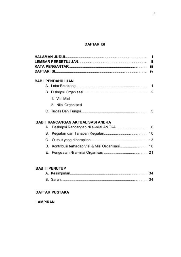 Contoh Kata Pengantar Organisasi - Contoh Bee