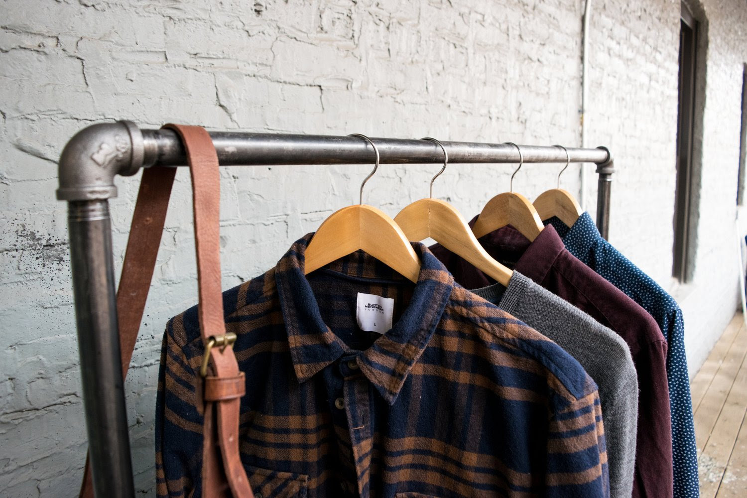 Assembles in a few minutes. Diy Industrial Pipe Clothing Rack