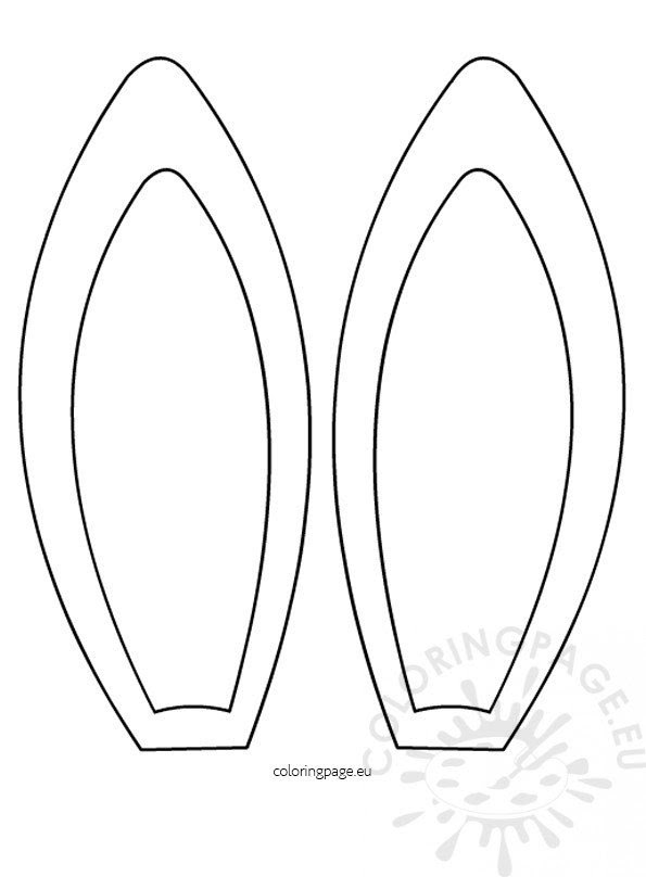 Big bunny, by betseygail & csw rand. 18 Best Bunny Ear Templates Ideas Bunny Ears Template Easter Bunny Ears Bunny Ear