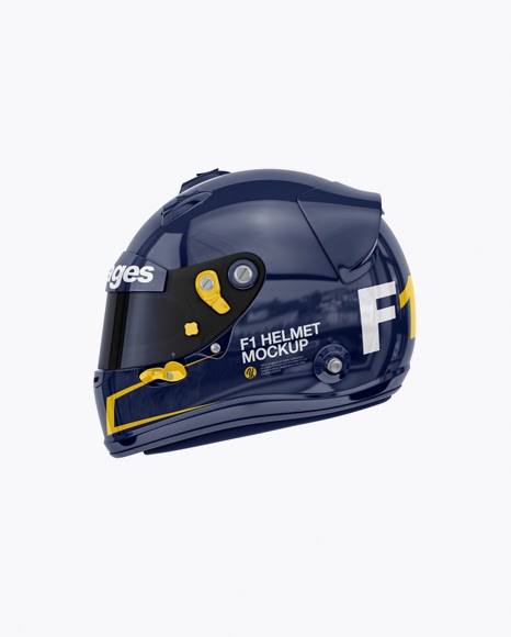 Download Download Psd Mockup F1 Formula 1 Garment Gear Helmet Mockup Rider Safety Side View Sport Psd ...