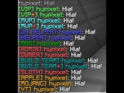 Minecraft Hypixel Rank Free Lock Down U