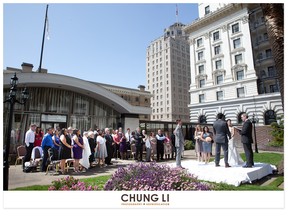 It was such a lovely wedding and this couple is so beautiful inside and out. San Francisco Fairmont Hotel Roof Garden Wedding