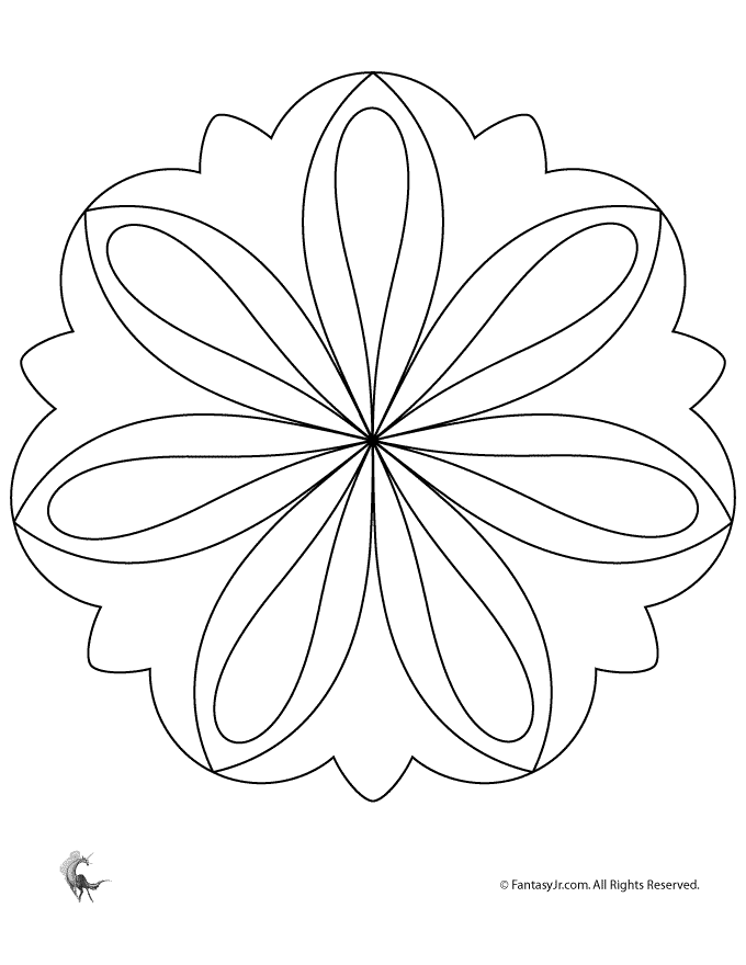 Butterfly flower mandala coloring page. Free Simple Mandala Coloring Pages Download Free Simple Mandala Coloring Pages Png Images Free Cliparts On Clipart Library