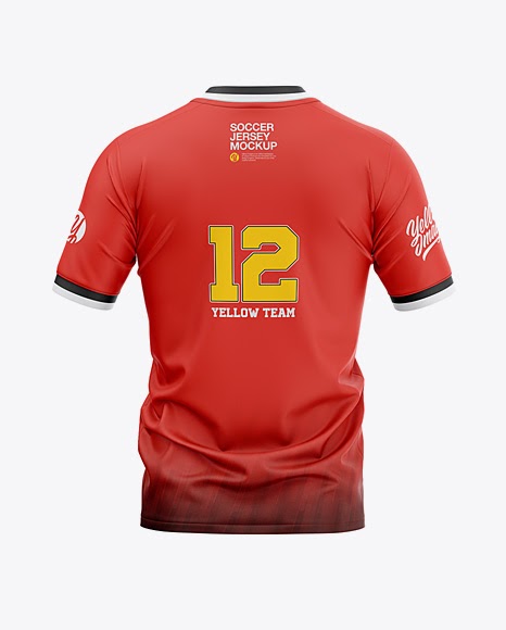 Download Download Psd Mockup 3D Apparel Clothing Collar Football ...