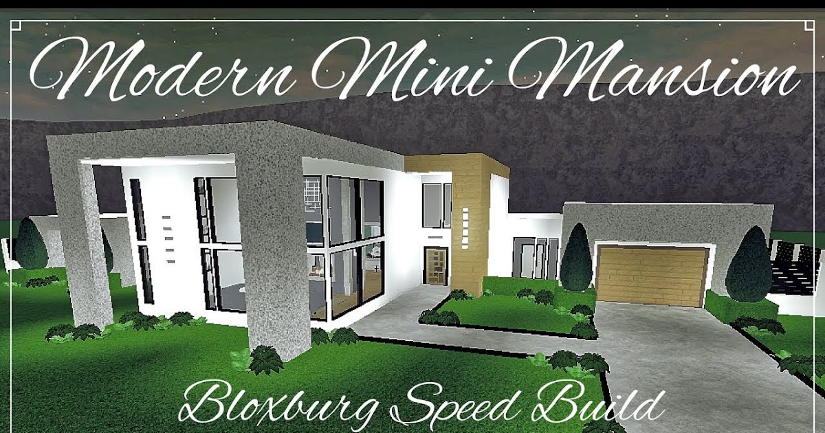 Roblox Bloxburg How To Build A Modern House 100k