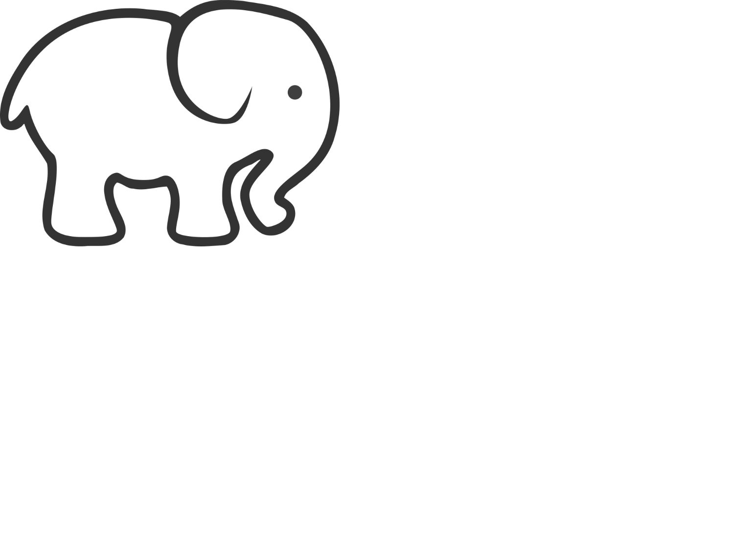 Free Free 300 Baby Elephant Outline Svg Free SVG PNG EPS DXF File