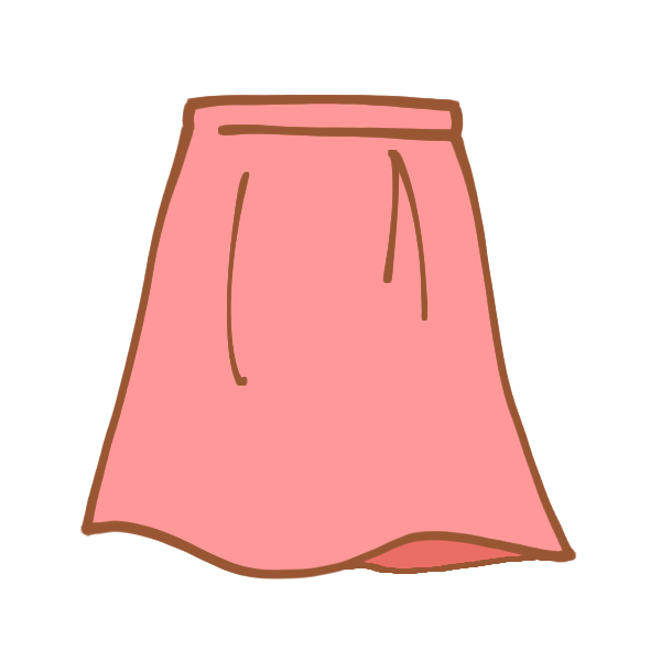 ベスト可愛い スカート イラスト 最高の動物画像