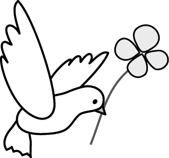 トップ100 鳩 イラスト フリー 美しい花の画像