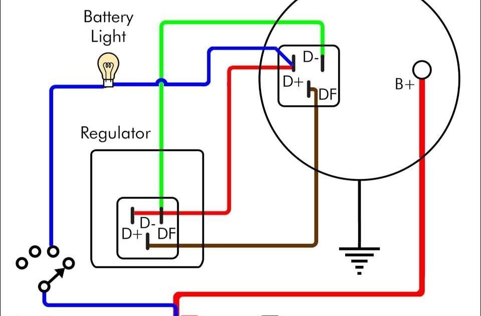 Ac Delco 3 Wire Alternator Wiring Diagram - Wiring Schema