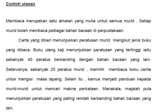 Contoh Soalan Upsr Bahasa Melayu Kertas 2 Bahagian A 