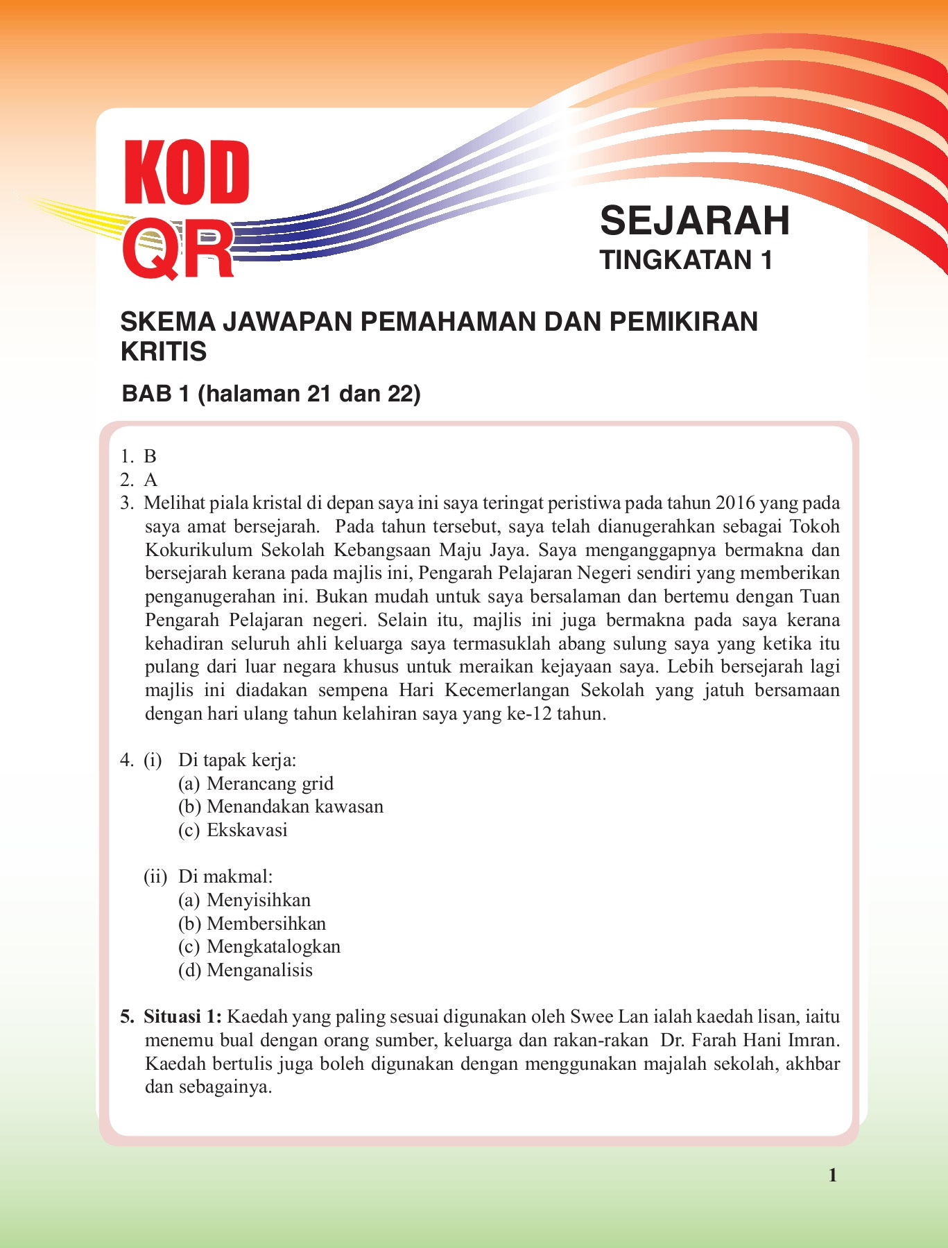Jawapan Buku Teks Sejarah Tingkatan 1 Anyflip Wallpaper