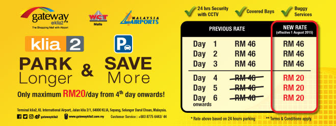The following parking options are available to guests staying at city view hotel at klia & klia2 (subject to availability) Welcome To Gatewayklia2