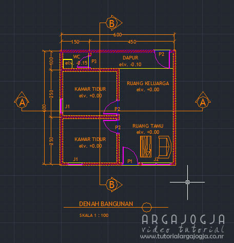  Desain  Rumah Autocad  2007
