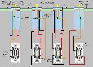 3 pin on/off rocker switch with red indicator light when truing on, easy to turn on or off, has been passed test of 5,000 times pressing. How To Wire A 4 Way Switch