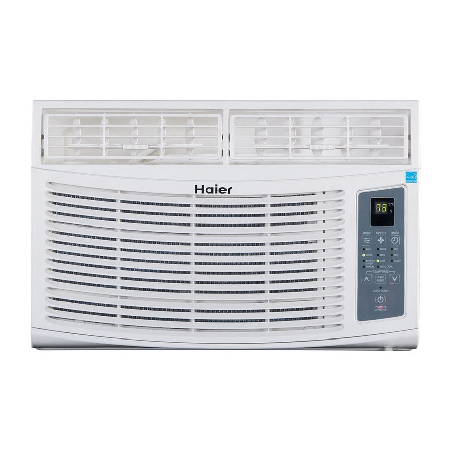 A warning light will appear on the control panel when the tank. Haier 8 000 Btu 250 Sq Ft 115 Volt Window Air Conditioner Energy Star At Lowes Com