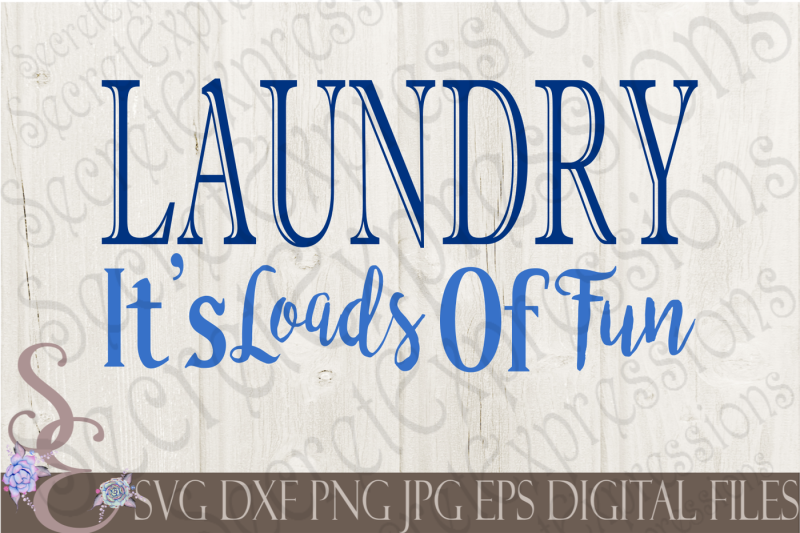 Download Free Laundry It's Loads of Fun SVG Crafter File