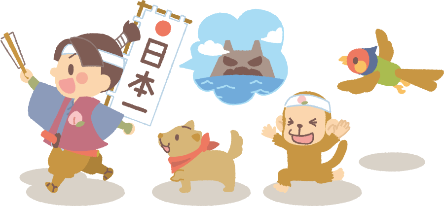 すべての動物の画像 最高の桃太郎 犬 イラスト