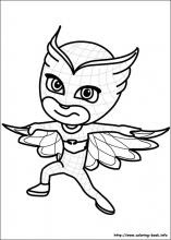 These adorable little six year olds, connor, amaya and greg, transform into catboy, owlette and gekko. Pj Masks Coloring Pages On Coloring Book Info