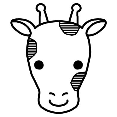 コンプリート キリン 顔 イラスト 簡単 最高の画像壁紙日本aad