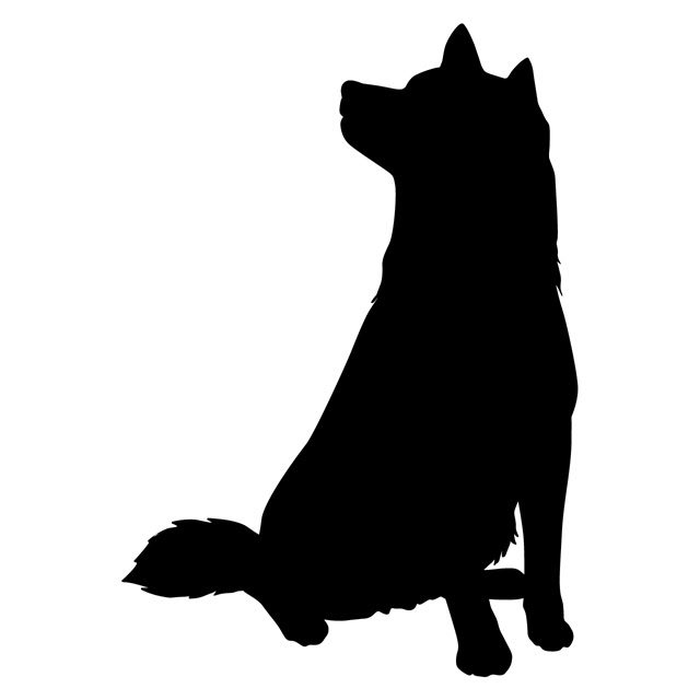 動物の島 50 素晴らしい柴犬 イラスト シルエット 無料