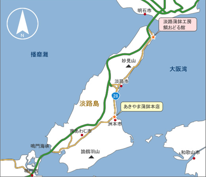 75 淡路島 地図 イラスト 動物ゾーン