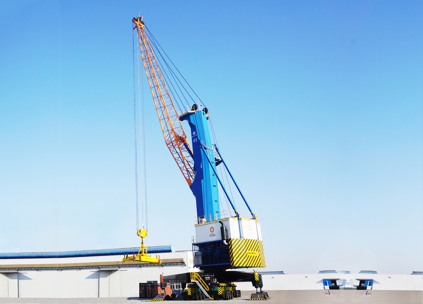 World top ten overhead cranes lists provided by crane directory. Quality Mhc Mobile Harbour Crane Mobile Harbor Crane Manufacturer Genma Top Material Handling Solution Provider