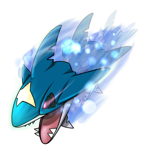 元のポケモン メガ サメハダー すべてのぬりえ