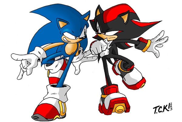 How to draw super sonic | art tutorial. Sonic Vs Shadow Racing Sonic Vs Shadow Foto 37090612 Fanpop