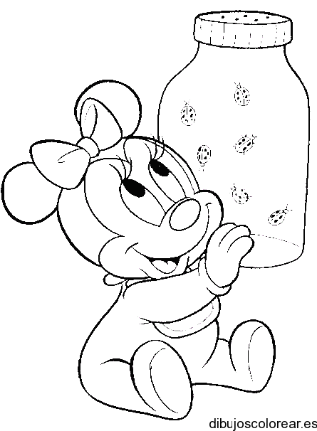 44 Bebe Dibujos De Minnie Mouse Para Colorear