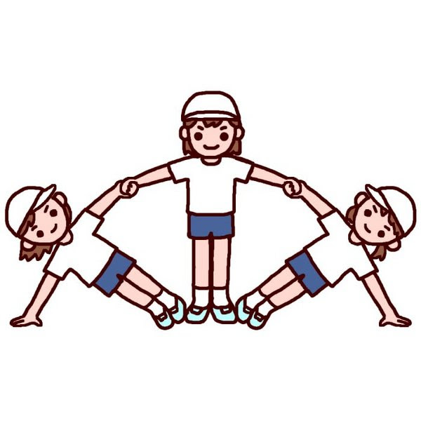 トップ100運動会 イラスト 組体操 美しい花の画像