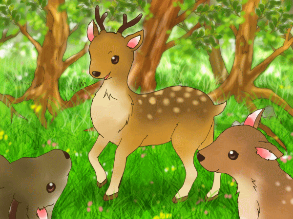 人気のダウンロード 鹿 可愛い イラスト 興味深い画像の多様性