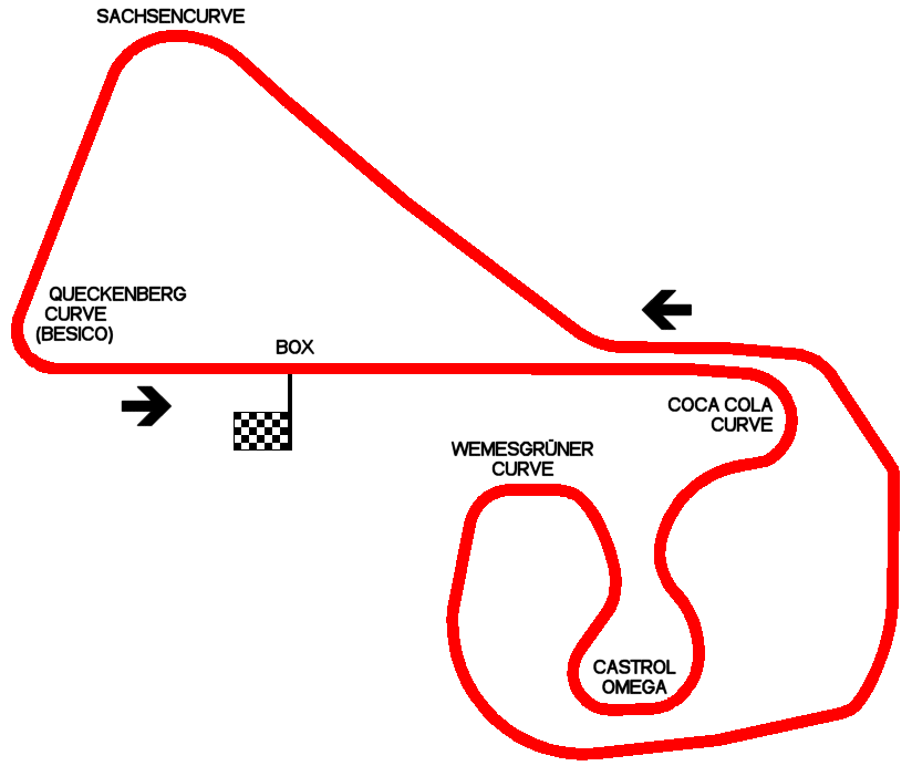 Discover the sachsenring circuit onboard the 2015 factory yamaha. Tracks Sachsenring Br Hohenstein Ernssthal