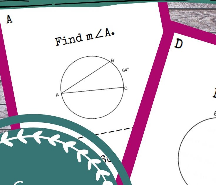 15.2 Angles In Inscribed Polygons Answer Key : Properties of Circles Maze ~ Arcs, Tangents ...