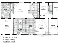 6 bedroom double wide floor plans