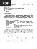 Contoh Surat Lamaran Kerja Di Pt Pertamina Persero - Barisan Contoh