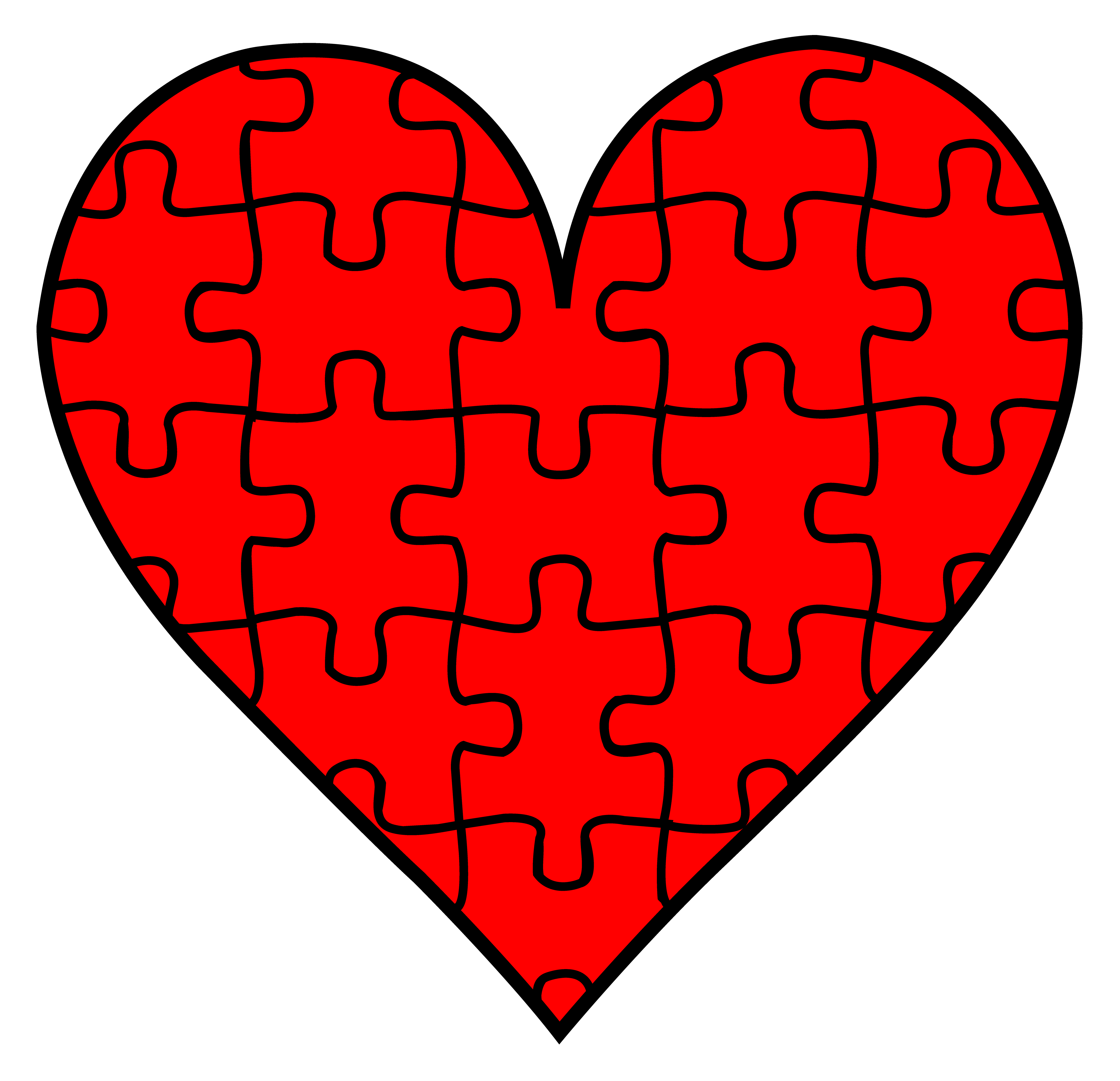 Check spelling or type a new query. Blank Heart Puzzle Template Clip Art Library