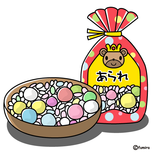 最高ひな あられ 菱餅 イラスト 動物ゾーン