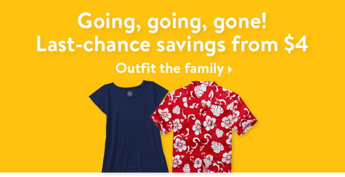 Outfit the family from $4