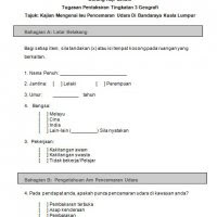 Contoh Borang Soal Selidik Folio Geografi Tingkatan 3 2011 