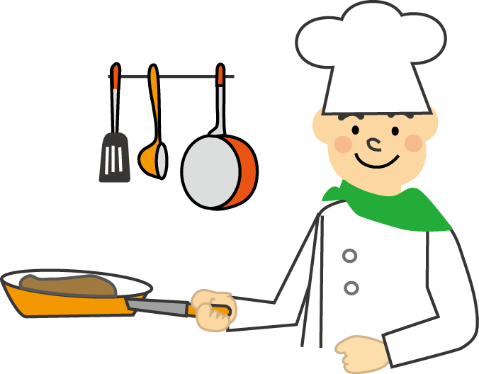 すべての動物の画像 ベスト料理人 イラスト 無料