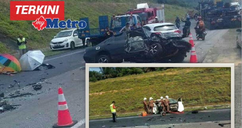 Ibu, Ayah Terkorban, Anak Parah Dalam Kemalangan Maut di 