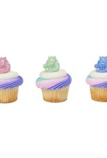 decopac unicorn cupcake rings 12 per pkg sweet baking supply - instagram pkgc twgram