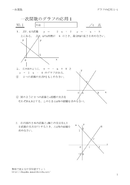 25 中2 数学 一次関数の利用 グラフ ニスヌーピー 壁紙