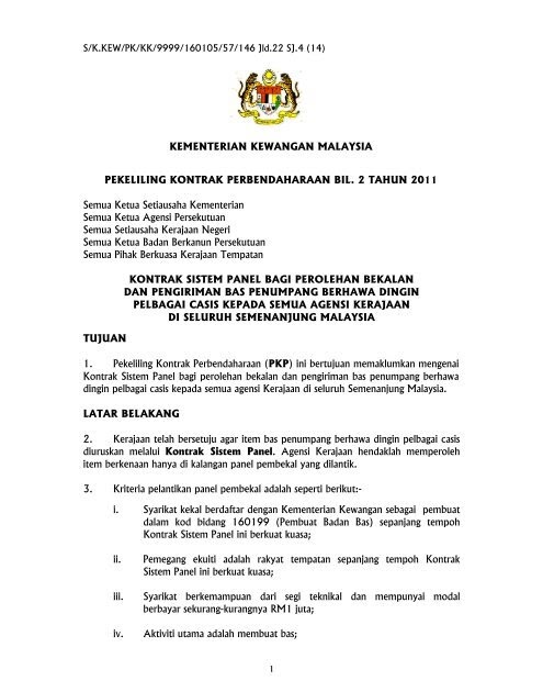 Kementerian Kewangan Malaysia Kod Bidang - Nuring