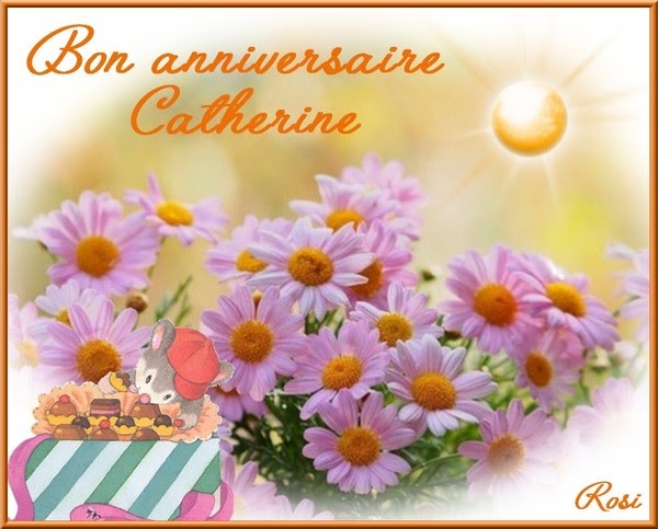 Carte Joyeux Anniversaire Cathy Nguyet