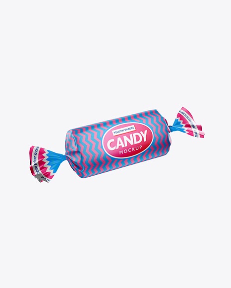 Download Download Psd Mockup Bar Barley Sugar Bonbon Candy Caramel Golden Layer Half Side View Matte ...