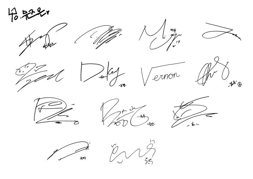 Kpop Idol Signature